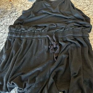 Time and Tru Black Sleeveless romper